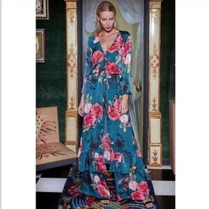 Misa Los Angeles Floral Morgan Robe and Pants